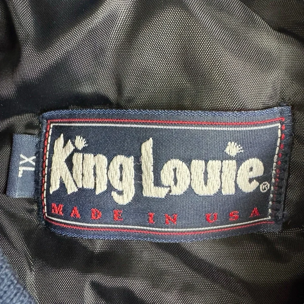Vtg Rocky‎ Mountain Elk Foundation Embroidered Blue Utility Bomber Jacket XL USA